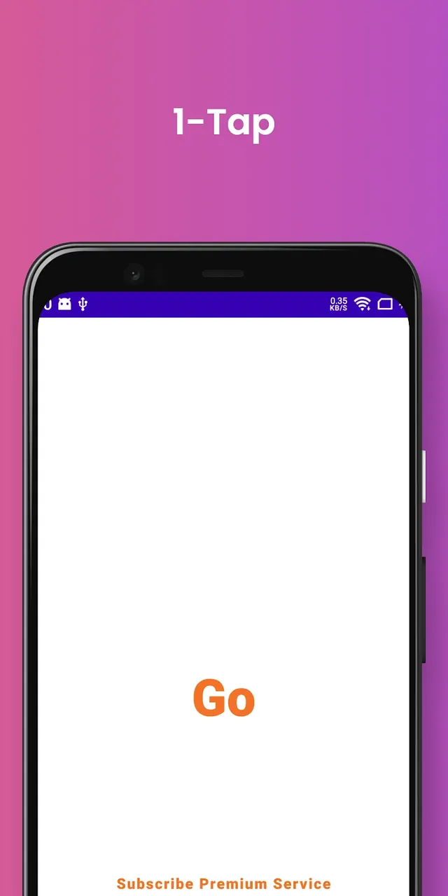 Capture d'écran de l'application Leaf VPN 2