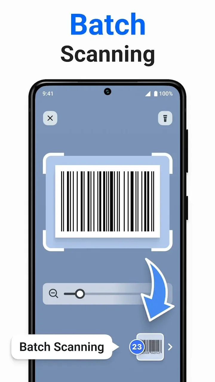 Capture d'écran 4 de QR Code & Barcode Scanner Plus