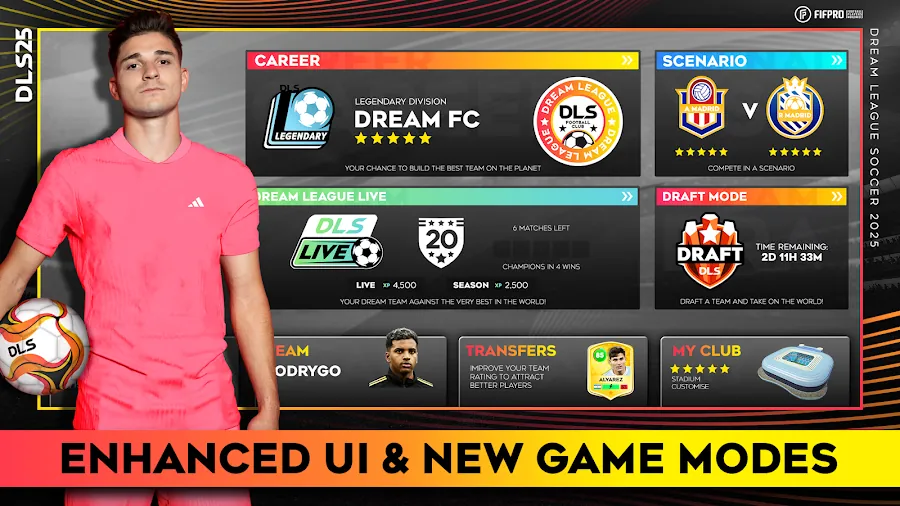 Capture d'écran du gameplay de Dream League Soccer 2025 2