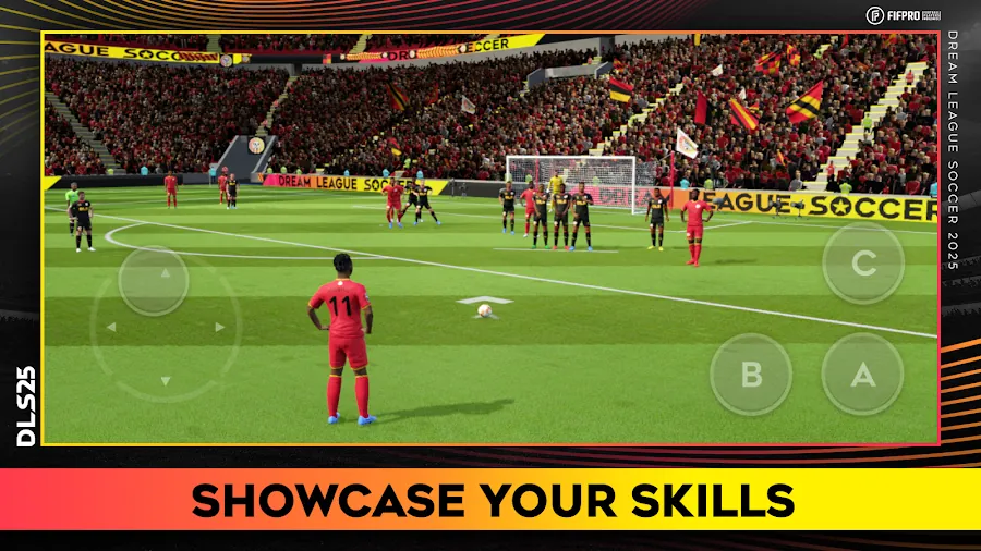 Capture d'écran du gameplay de Dream League Soccer 2025 4