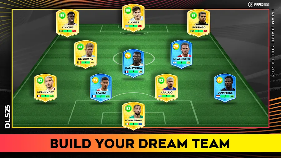 Capture d'écran du gameplay de Dream League Soccer 2025 7