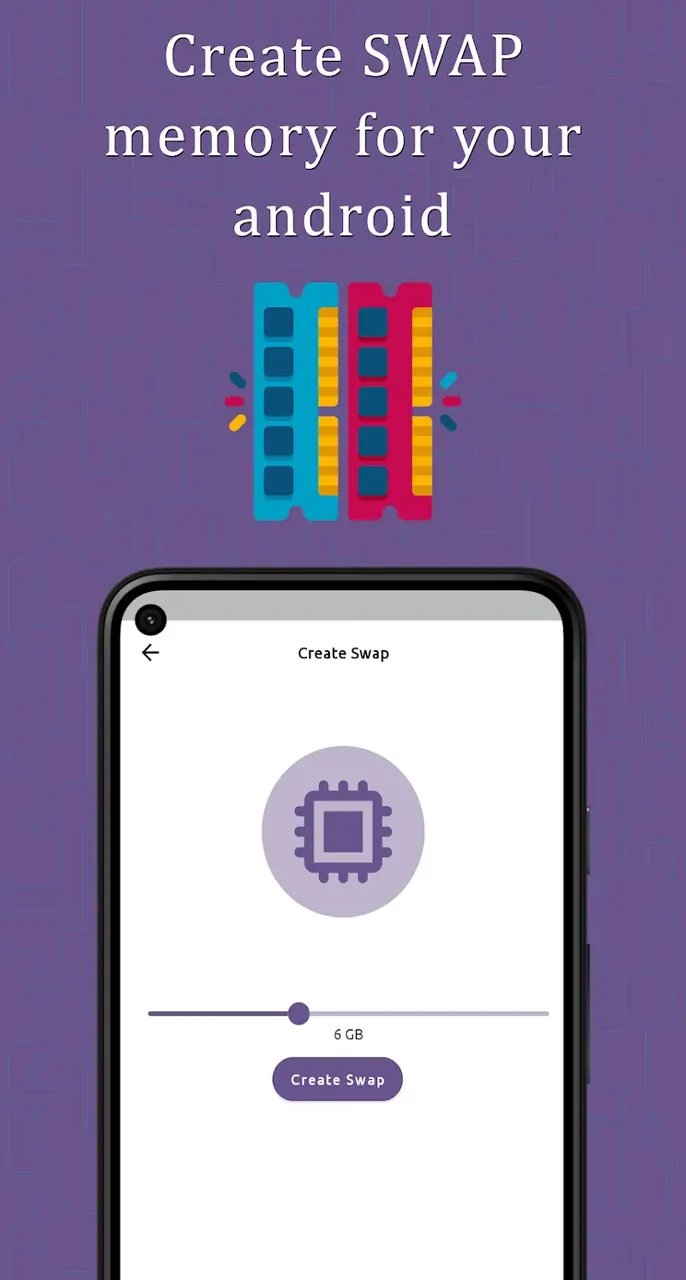 Capture d'écran de l'application RAM Swapper 4