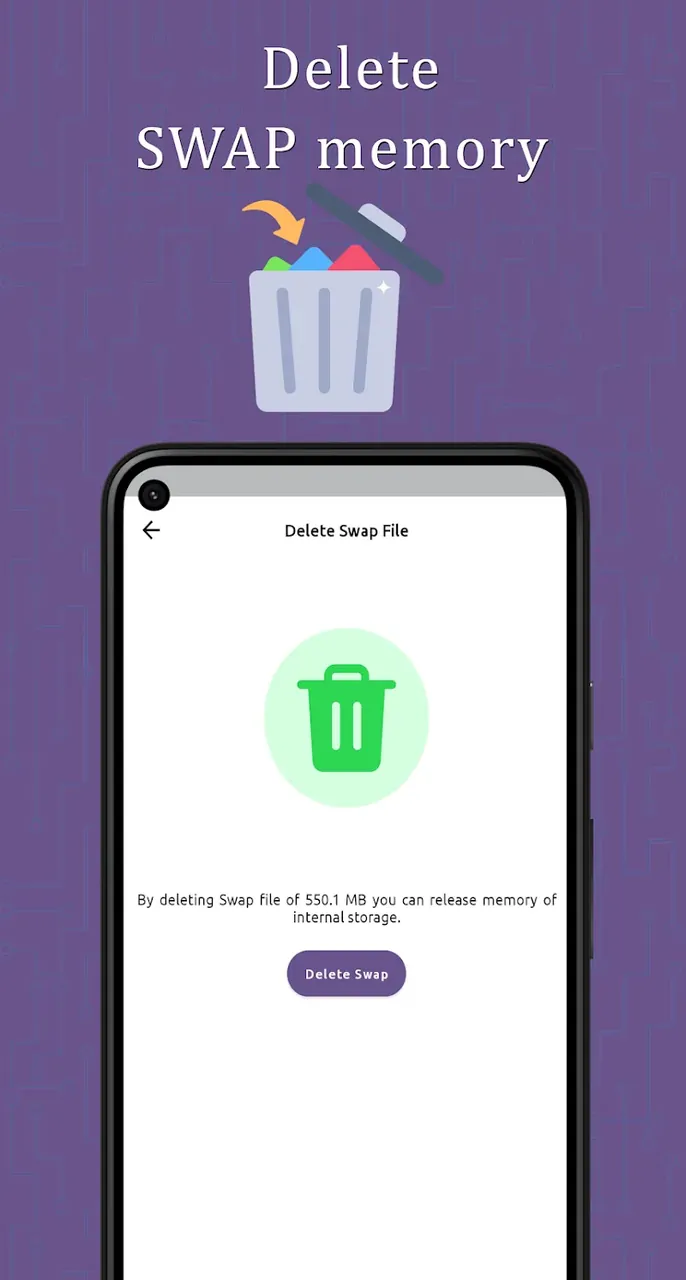 Capture d'écran de l'application RAM Swapper 6