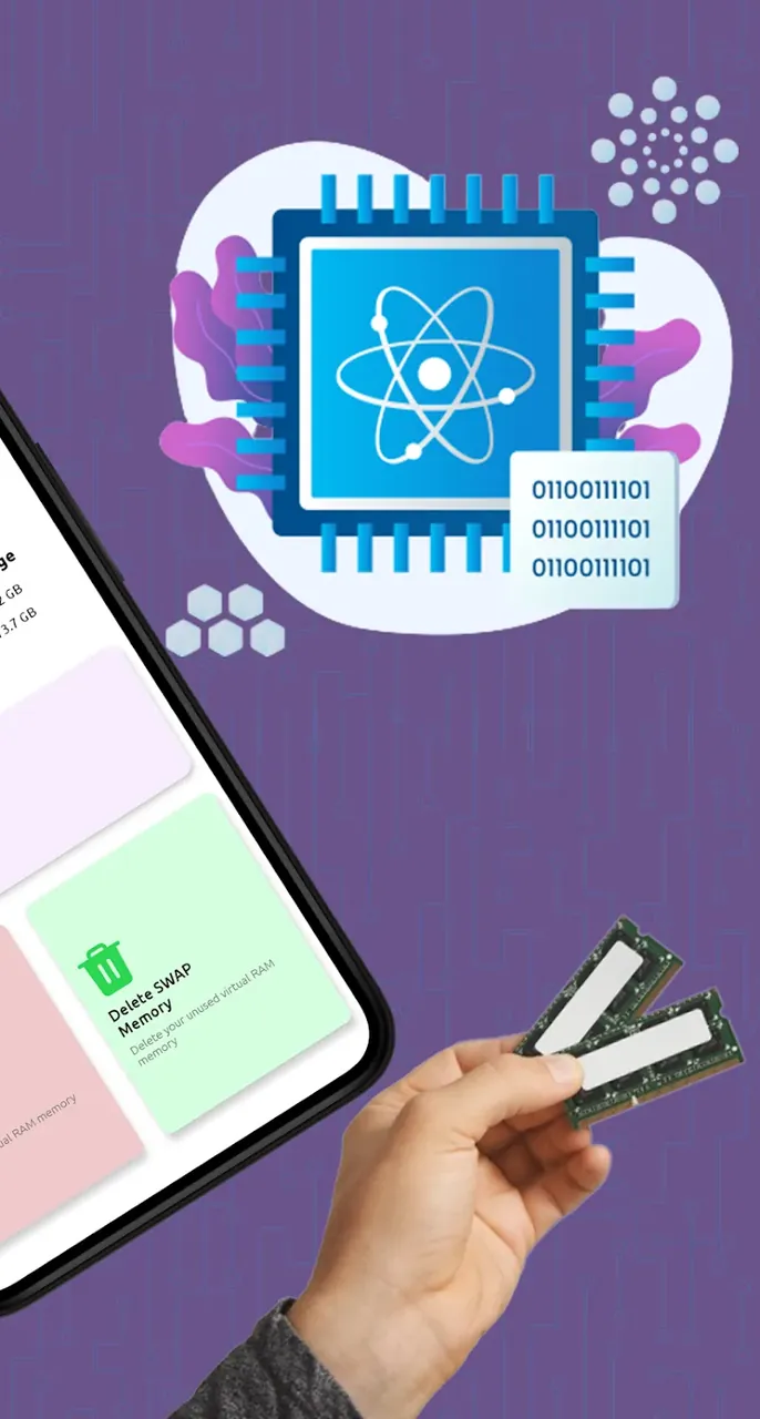 Capture d'écran de l'application RAM Swapper 3