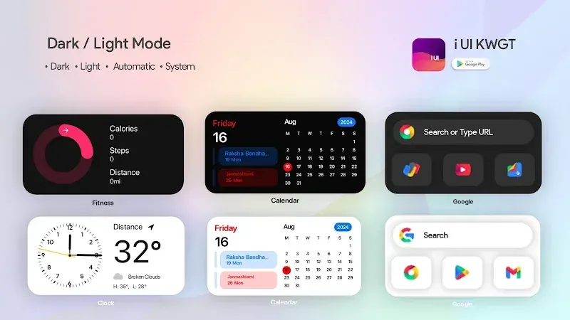 Capture d'écran iUI KWGT 3