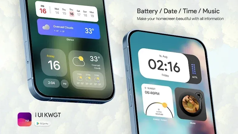 Capture d'écran iUI KWGT 6
