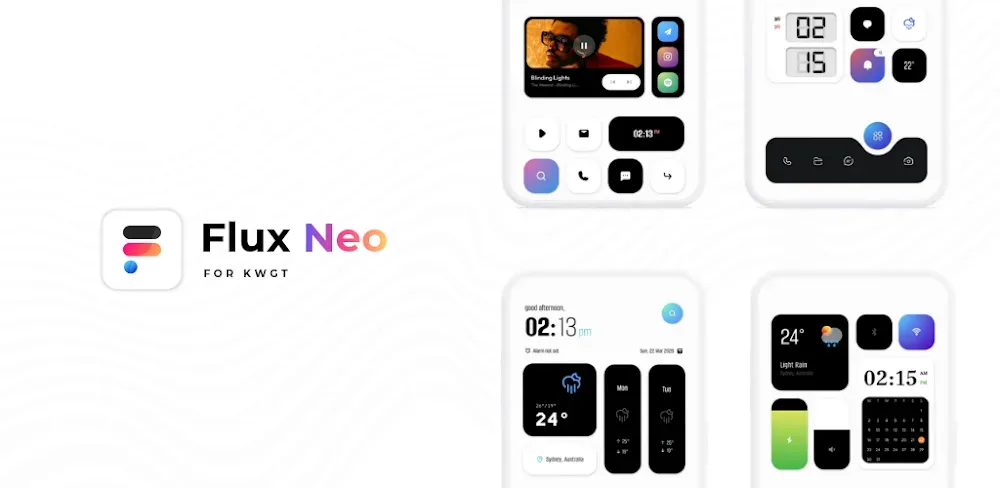 Flux Neo for KWGT capture d'écran 1