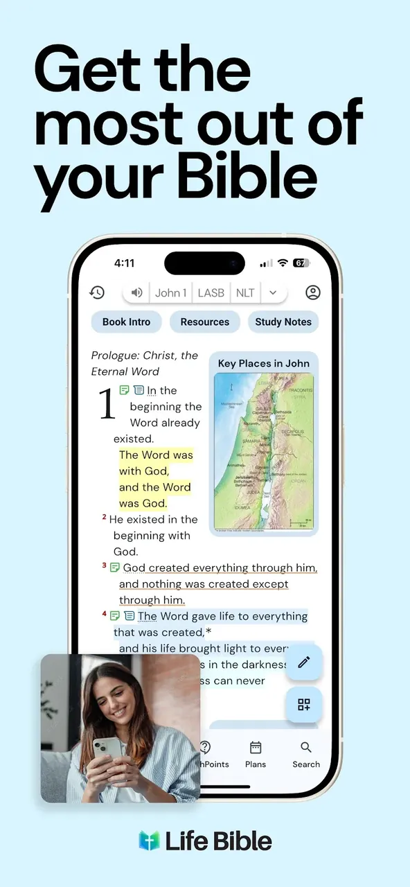 Capture d'écran de l'application Life Bible 2