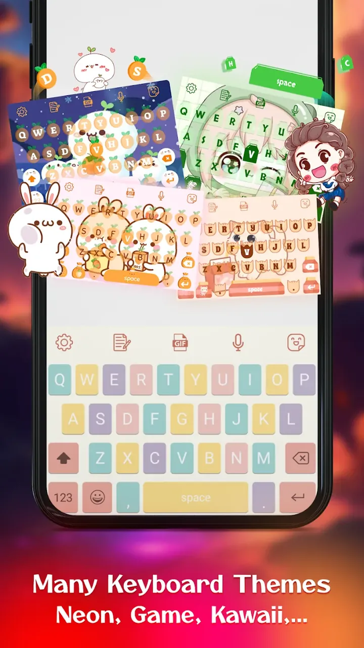 Capture d'écran de prévisualisation 5 de REMI Keyboard (BlueSky Keyboard)