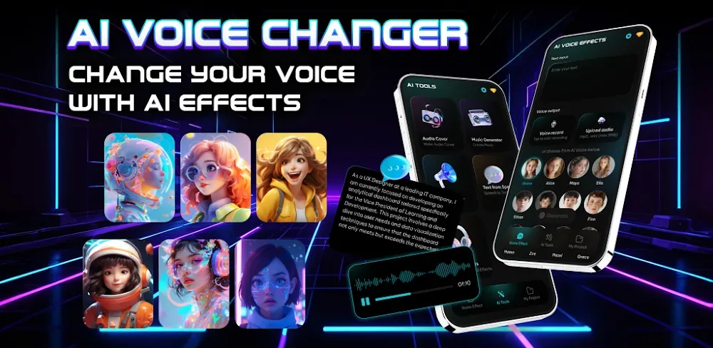 AI Voices – Text to Speech (AI Voice Changer & Generator) preview screenshot 1