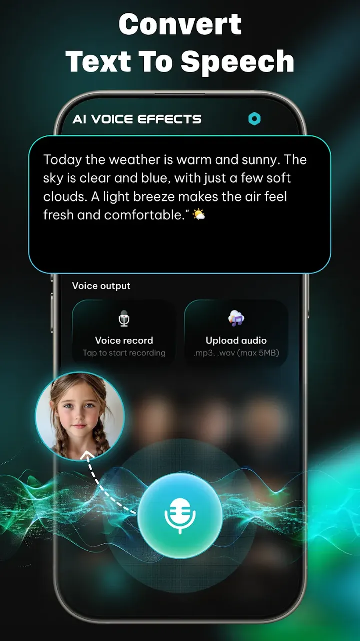 AI Voices – Text to Speech (AI Voice Changer & Generator) preview screenshot 2