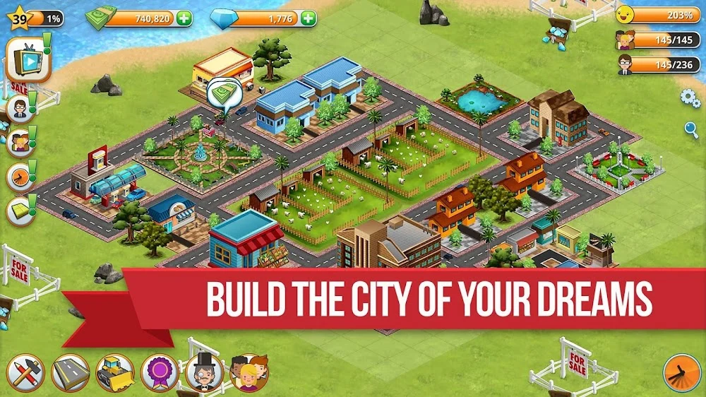 Village Island City Simulation gameplay screenshot 2