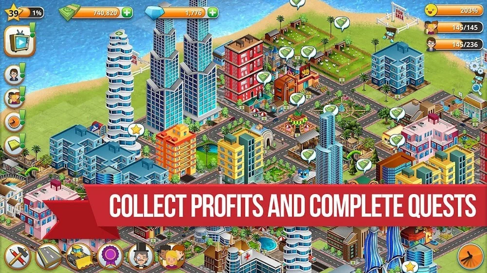 Village Island City Simulation gameplay screenshot 4