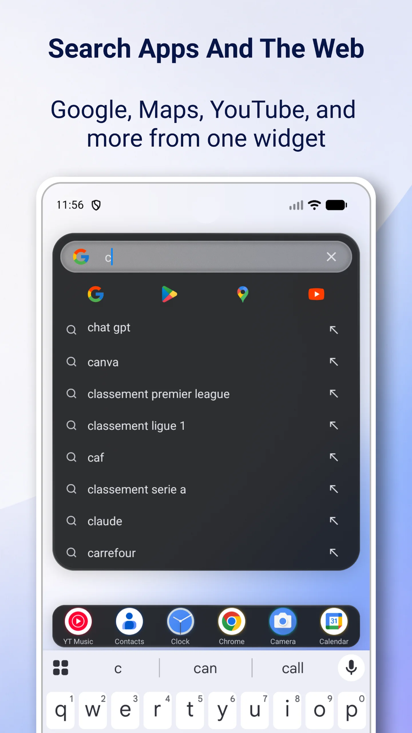 Aperçu 3 de Zerch: Search Widget & App