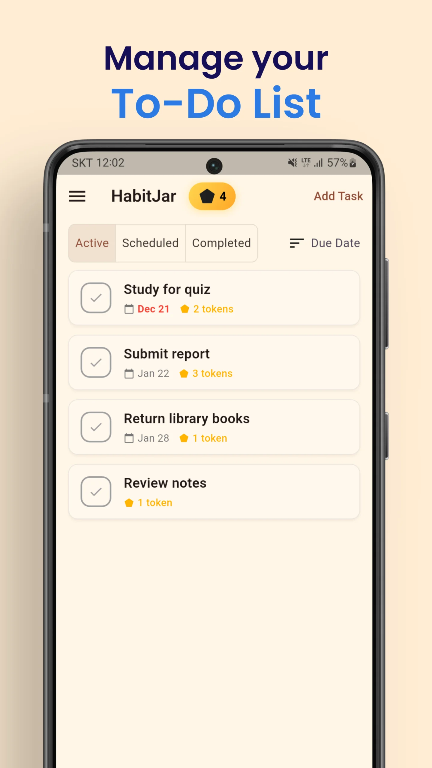 Habit Tracker & ToDo: HabitJar Capture d'écran 4