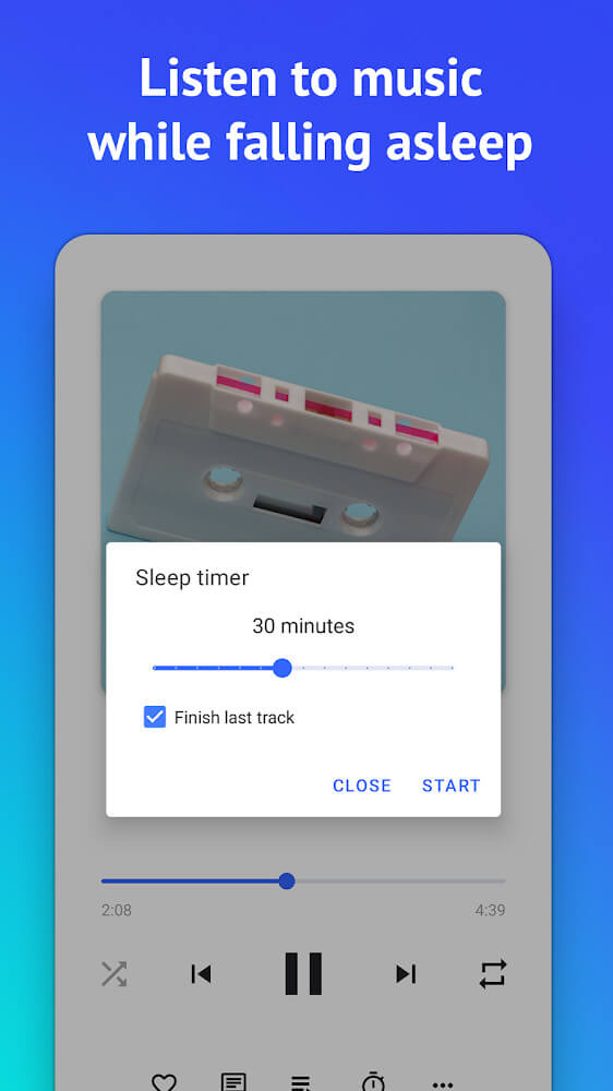 Capture d'écran de l'application Nomad Music 6
