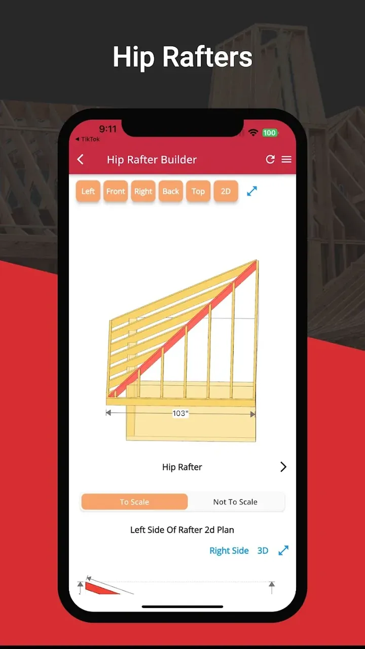 Capture d'écran RedX Roof - Rafter Calculator 3