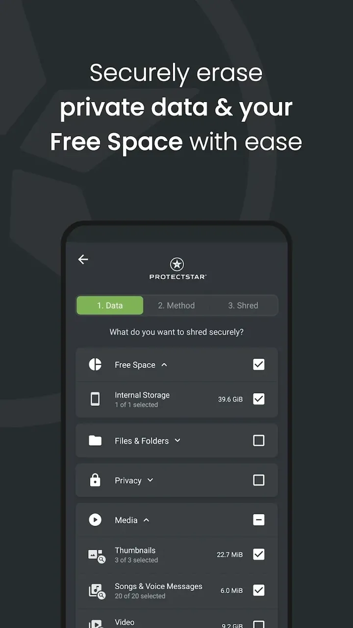 Aperçu capture d'écran Secure Erase iShredder 3