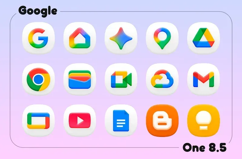 One 8.5 - Icon Pack screenshot preview 3