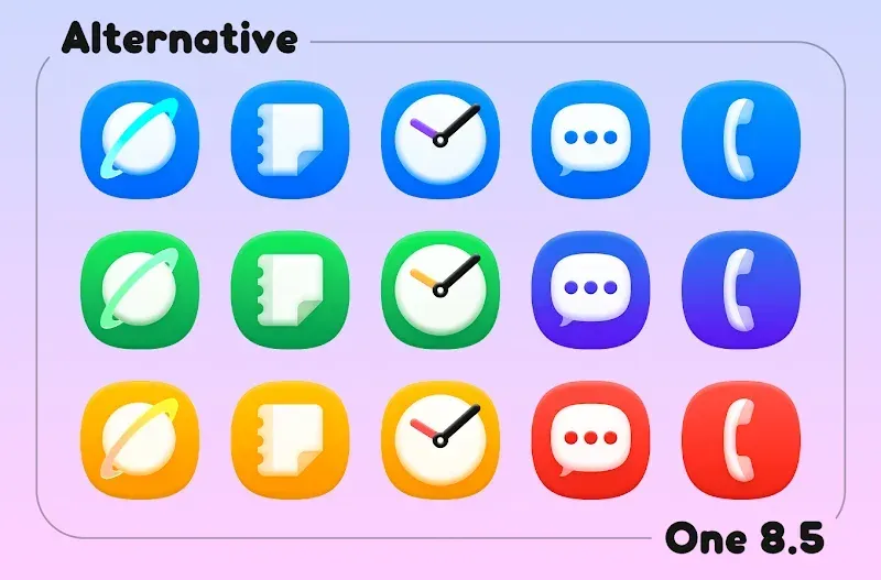 One 8.5 - Icon Pack screenshot preview 4