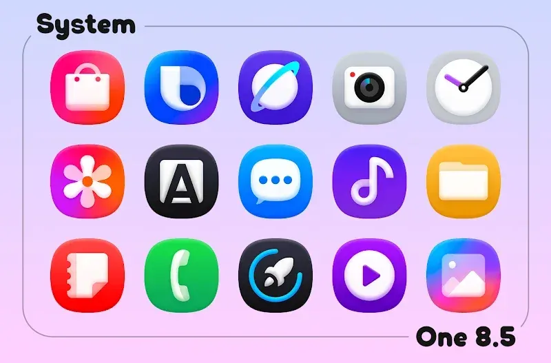 One 8.5 - Icon Pack screenshot preview 2