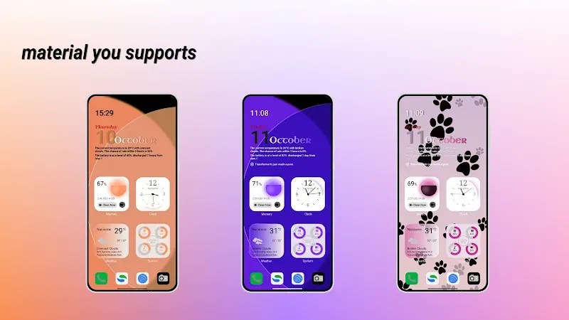 Capture d'écran 5 de Color Widgets 17 for KWGT