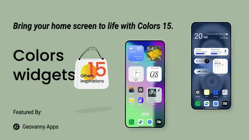 Capture d'écran 2 de Color Widgets 17 for KWGT