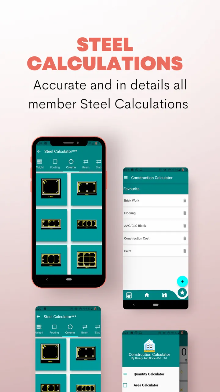 Capture d'écran 6 de Construction Calculator A1 Pro