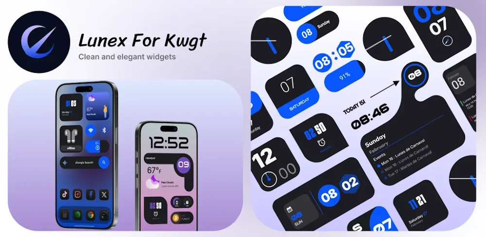 Aperçu d'image 1 de Lunex For Kwgt