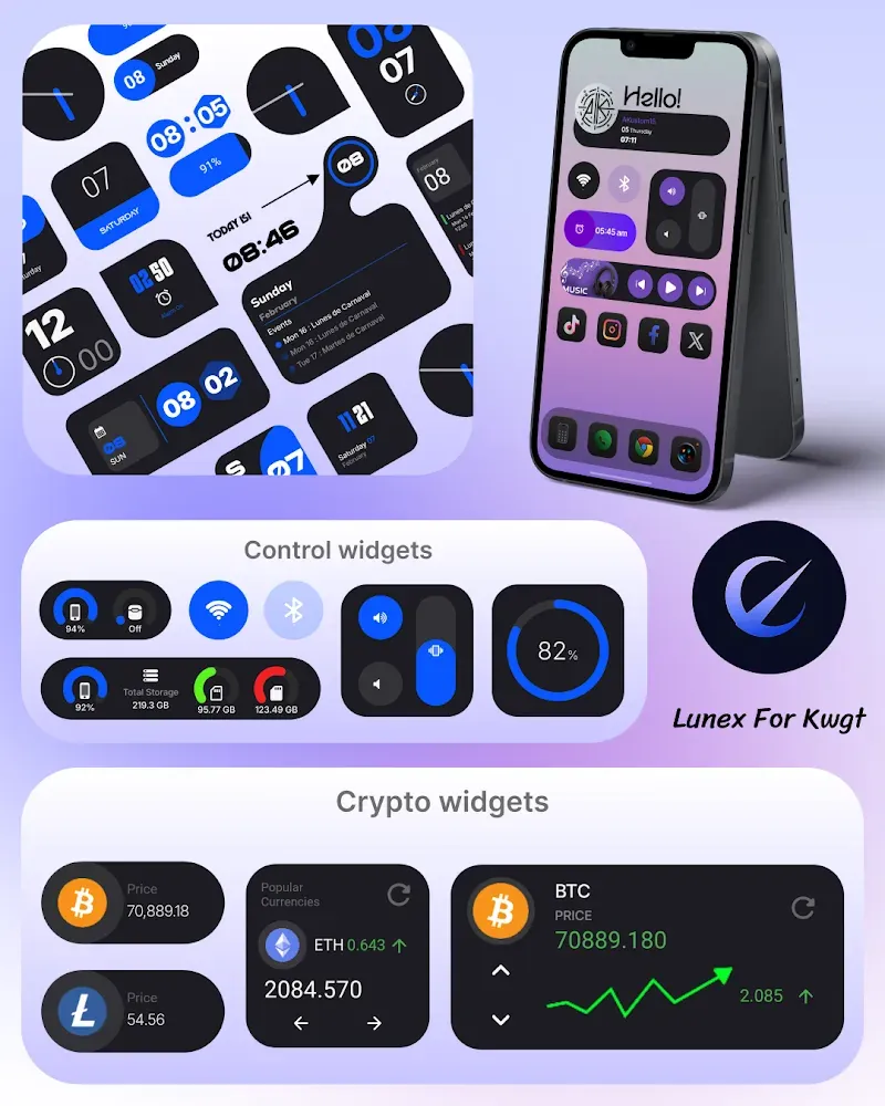 Aperçu d'image 4 de Lunex For Kwgt