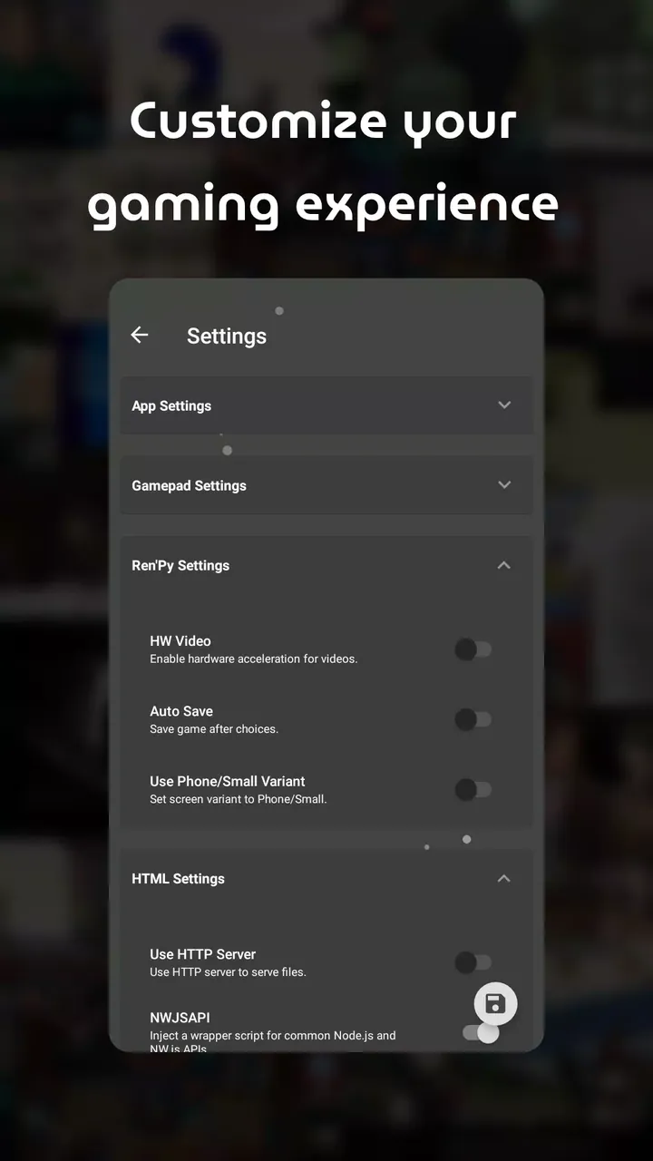 Capture d'écran de l'interface JoiPlay 4