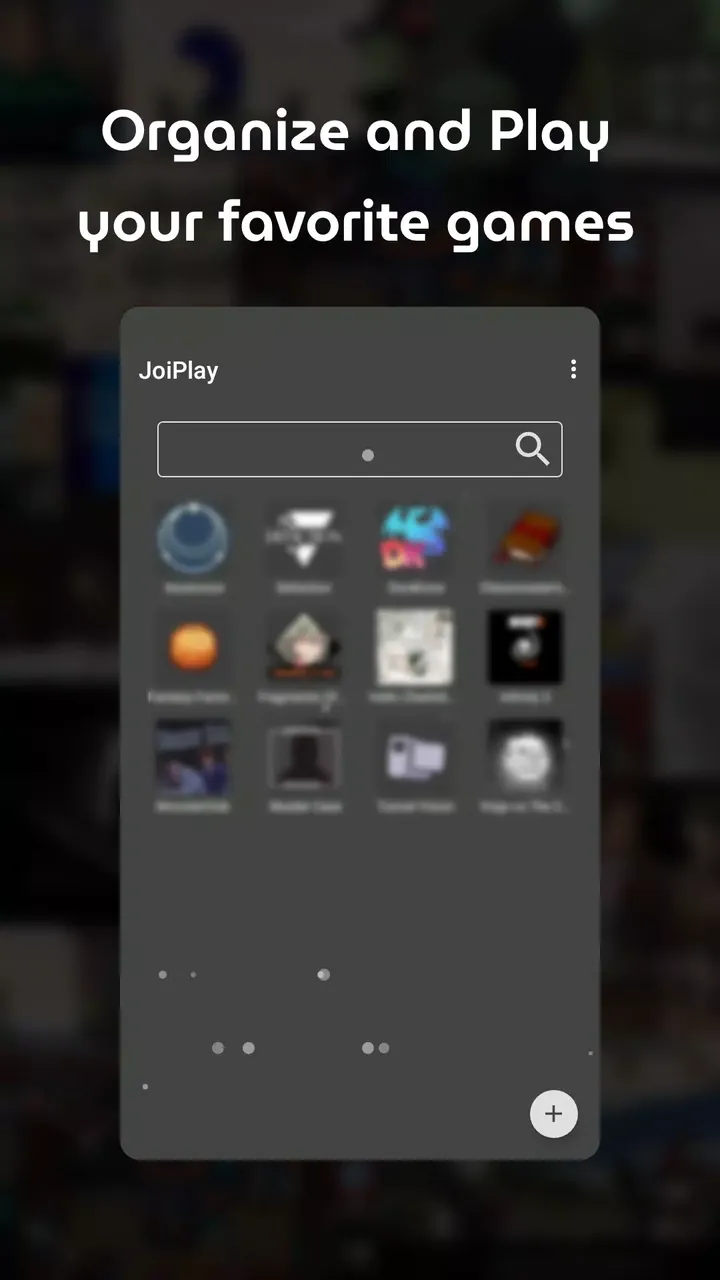 Capture d'écran de l'interface JoiPlay 2