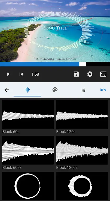 Capture d'écran Visualization Video Maker 5