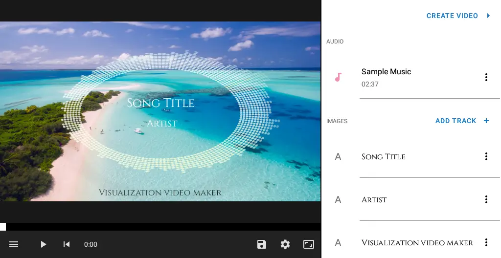 Capture d'écran Visualization Video Maker 2