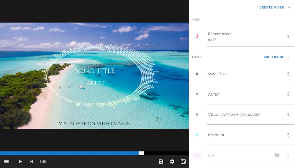 Capture d'écran Visualization Video Maker 4