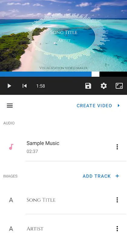 Capture d'écran Visualization Video Maker 3