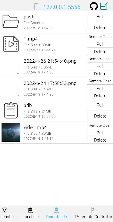 Capture d'écran ADB Shell 7