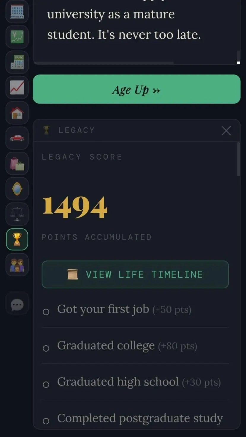 Verdant - Life Simulation feature screenshot 4