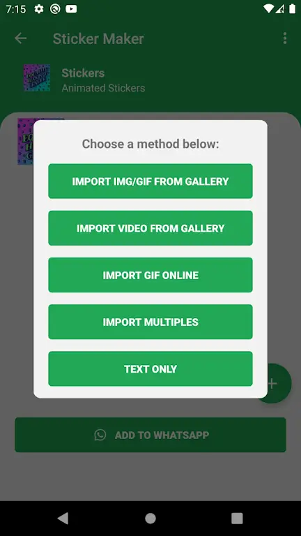 Aperçu 4 de Animated Stickers Maker & GIF