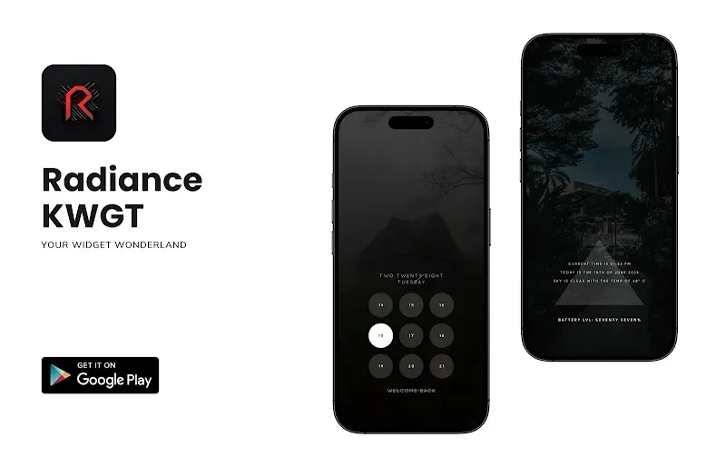 Radiance KWGT capture d'écran 2