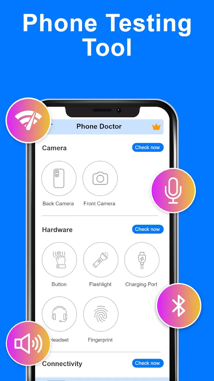 Capture d'écran de l'application Phone Doctor 4
