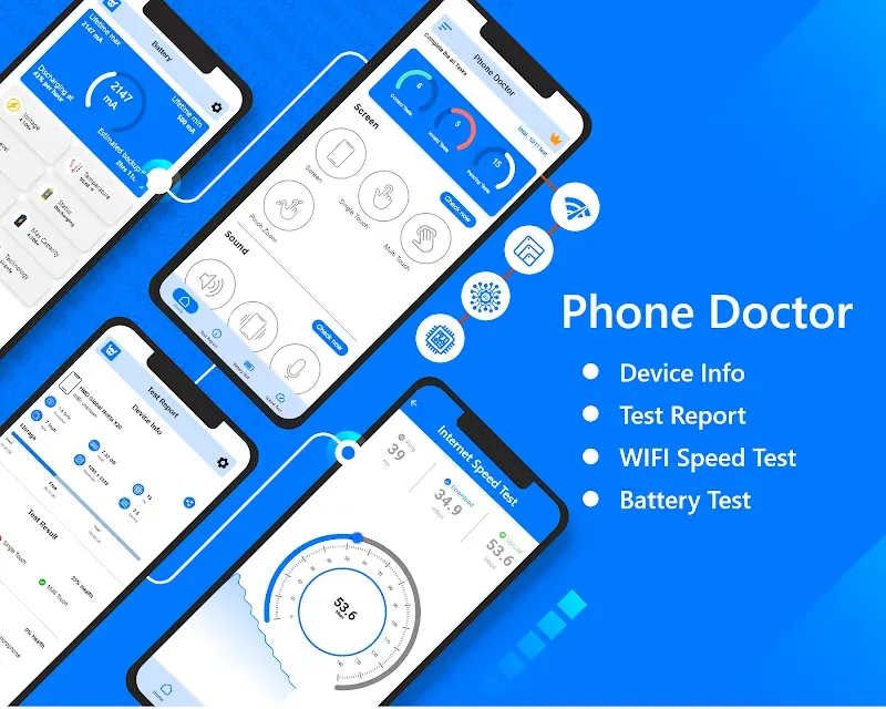 Capture d'écran de l'application Phone Doctor 2