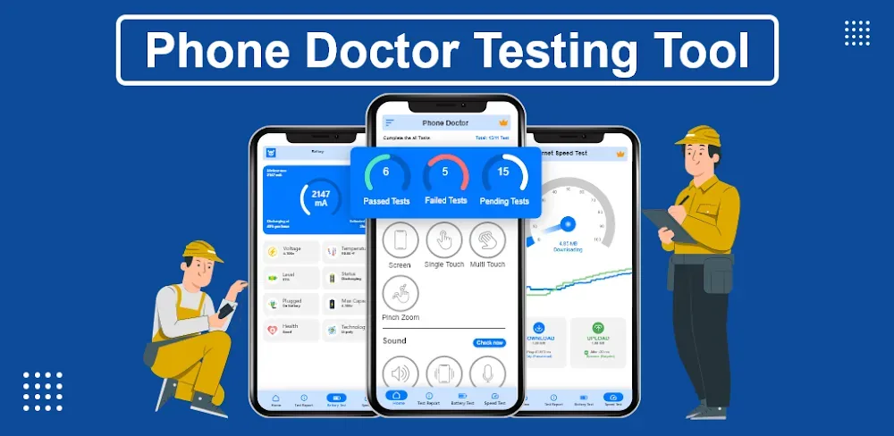 Capture d'écran de l'application Phone Doctor 1