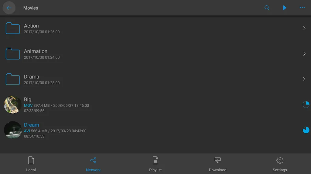 Aperçu de nPlayer capture d'écran 2