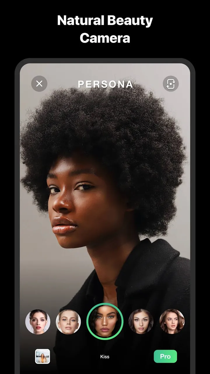 Aperçu de l'application Persona: Beauty Camera 2