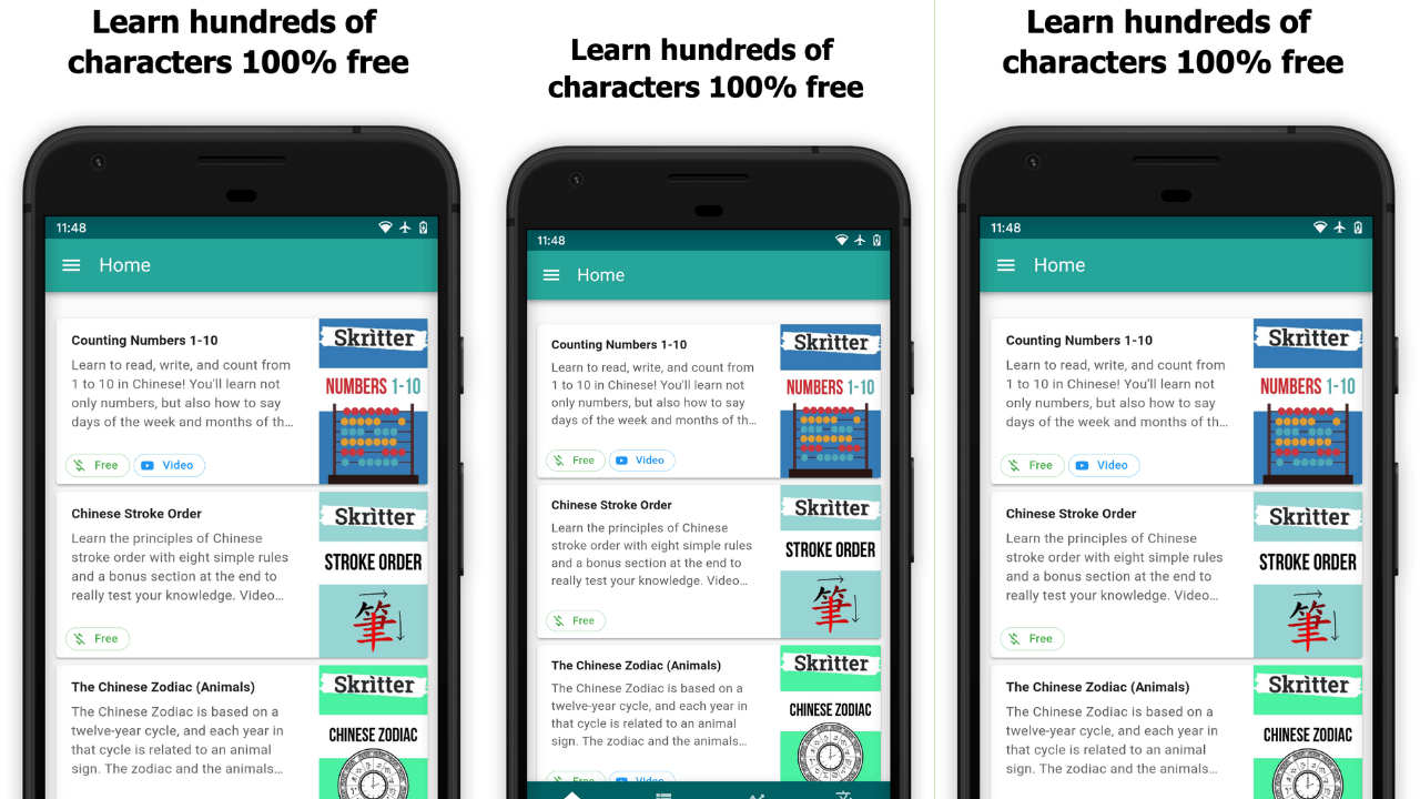 Capture d'écran 1 de l'application Skritter: Write Chinese