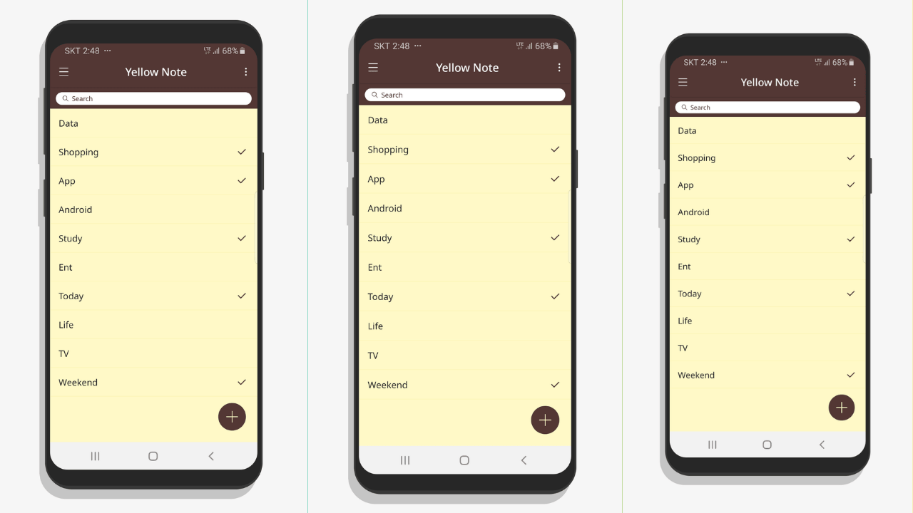 YellowNote - Notepad, Notes capture d'écran 1
