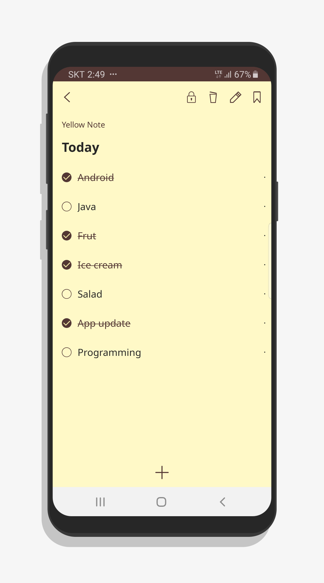 YellowNote - Notepad, Notes capture d'écran 5
