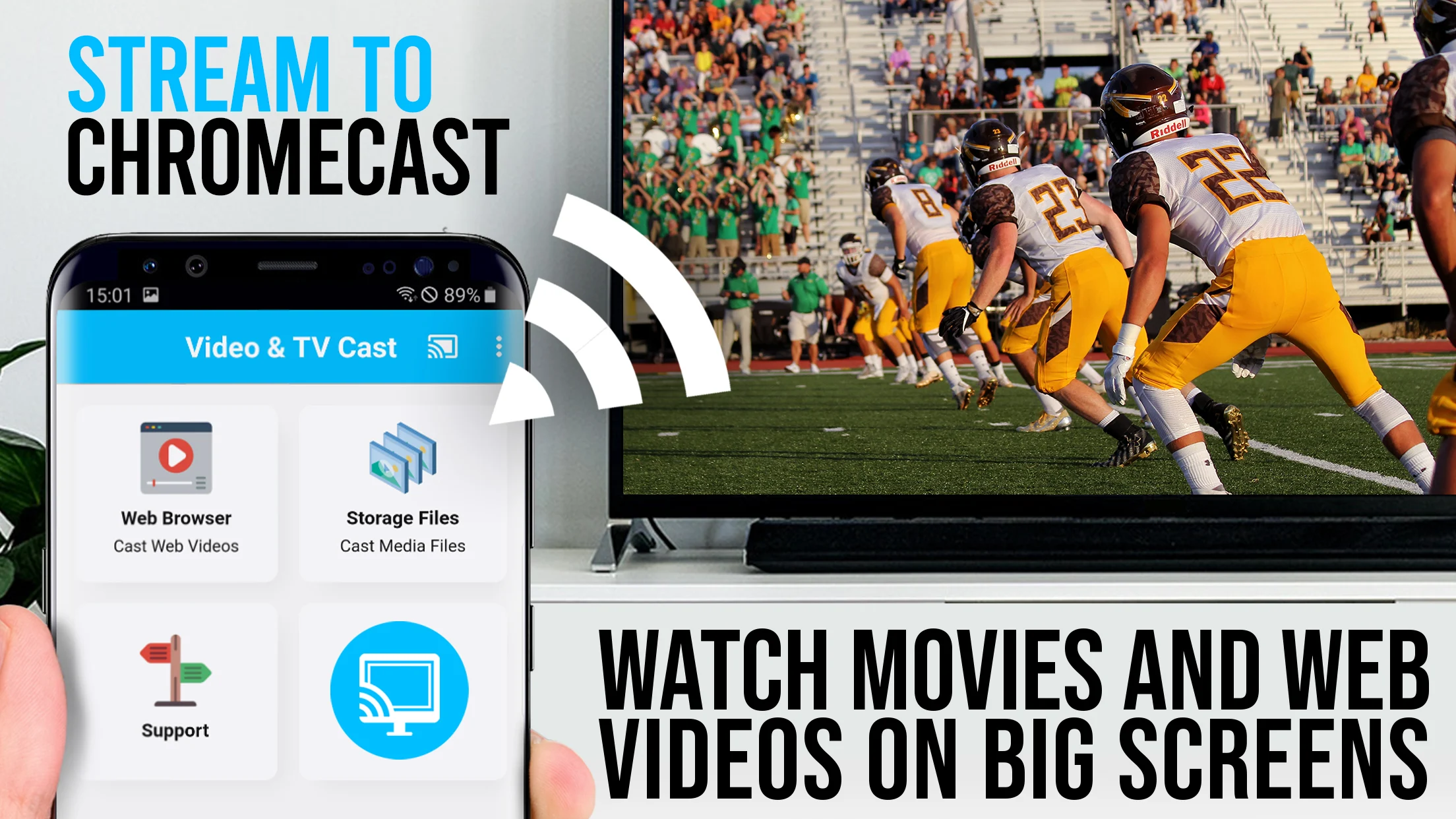 Capture d'écran 4 de TV Cast for Chromecast