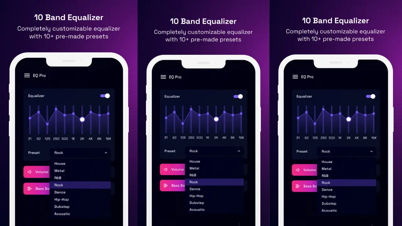 Volume Booster – Equalizer Pro capture d'écran 1